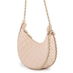 Chanel Chain Shoulder Bag Quilted Small Hobo CC Logo Lambskin — view 2