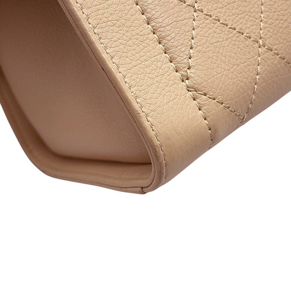 Chanel Chain Shoulder Bag Quilted Cuffleather 2-Way — view 8