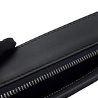 Hermes Clutch Nect Joan Ambre Blue Ankle Black Silver Color Box Calf — view 8