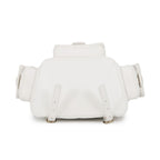 Chanel Backpack Quilted CC Logo Multi Pocket Caviar Leather White — view 3