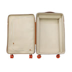 Hermes Carry Case Low Ring Mobility Suitcase Gold Silver Toile Ash Taurillon — view 4