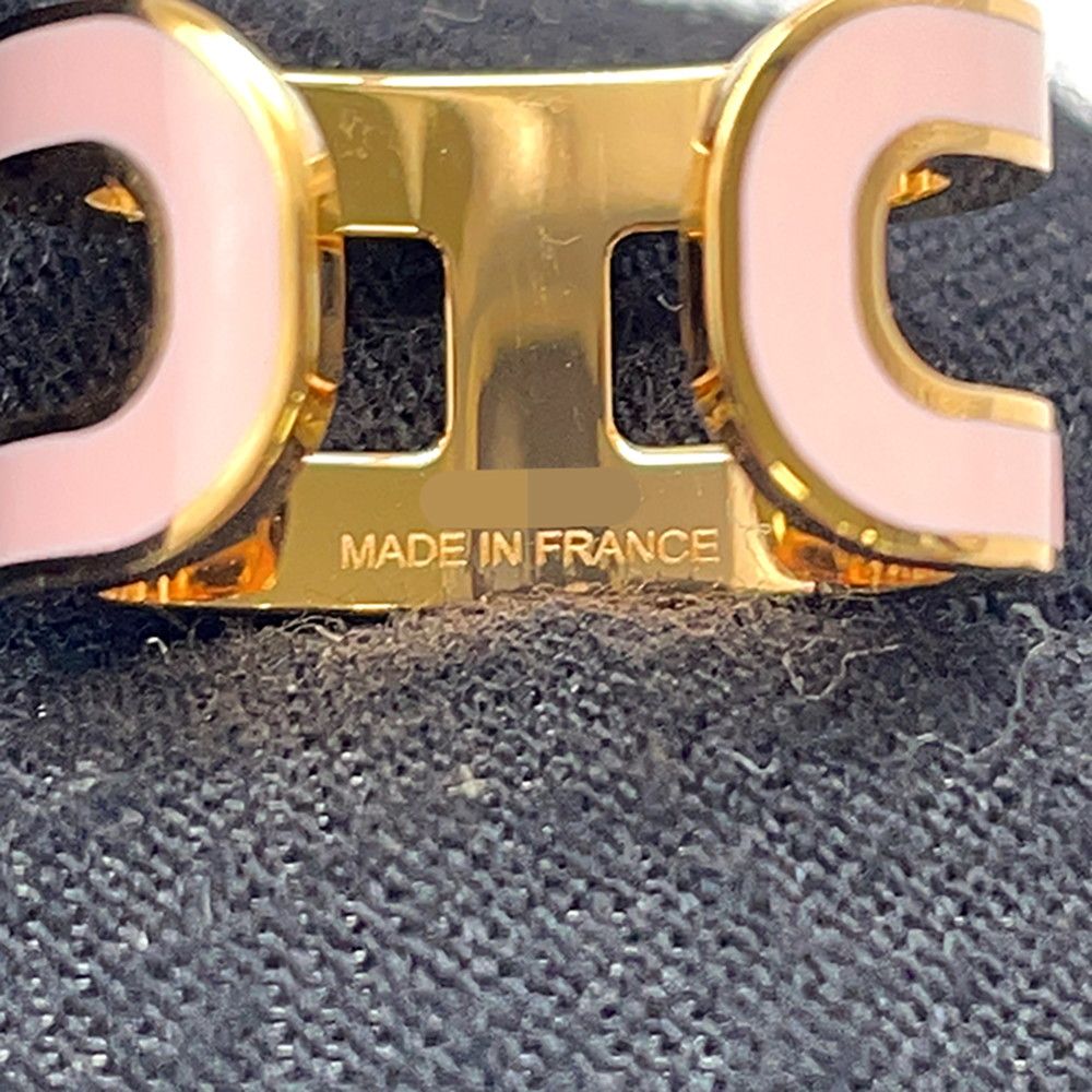 Hermes Pop Rose Dragee Gold Earring — view 6