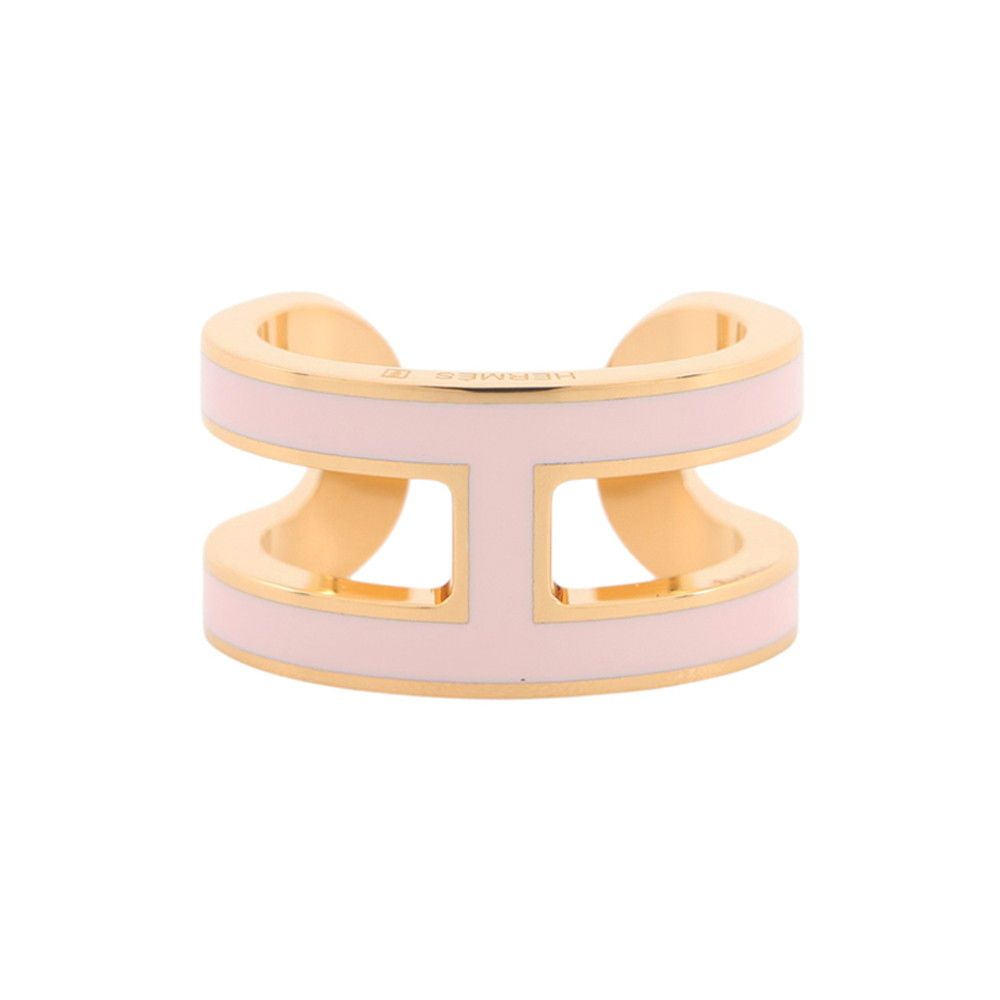 Hermes Pop Rose Dragee Gold Earring