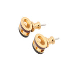 Hermes Earrings Mini Pop Lo Cover le Galaxy Gold Black — view 2