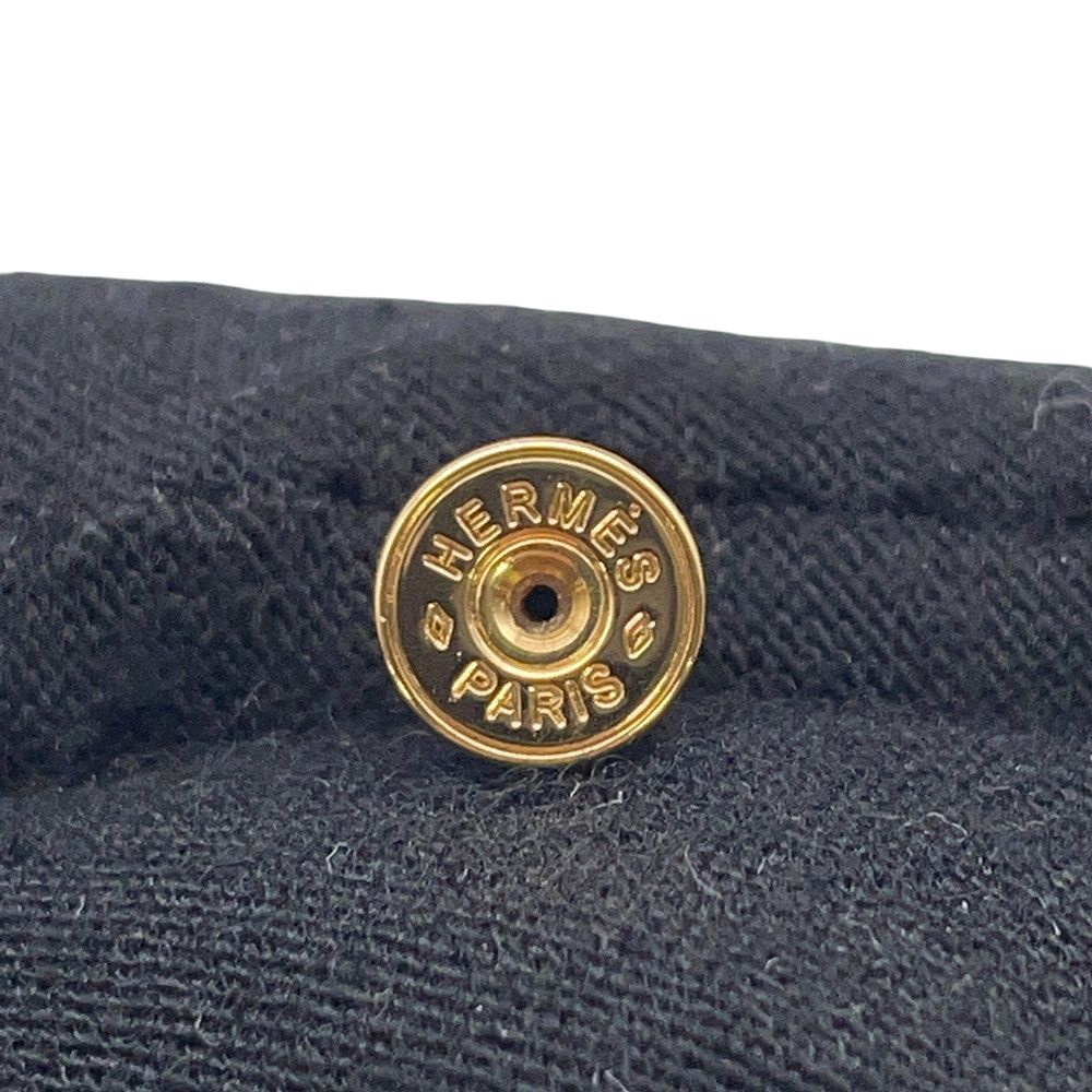 Hermes Earrings Mini Pop Lo Cover le Galaxy Gold Black — view 7