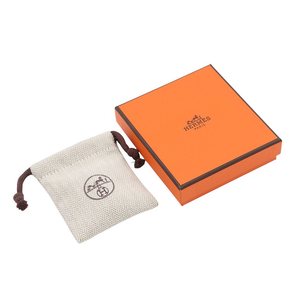 Hermes Earrings Mini Pop Lo Cover le Galaxy Gold Black — view 9