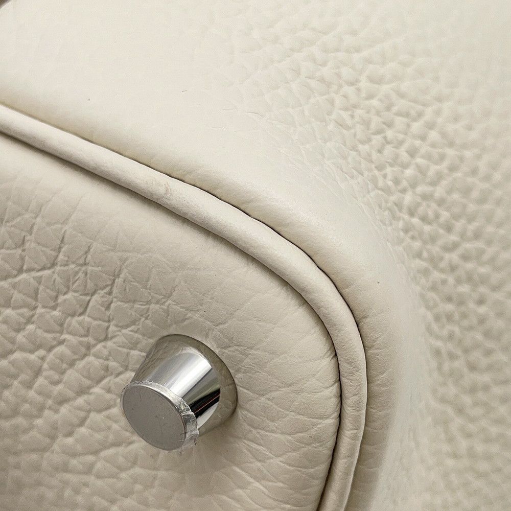 Hermes Handbag Picotin Lock PM Cles Silver Taurillon Clemence Tote — view 7