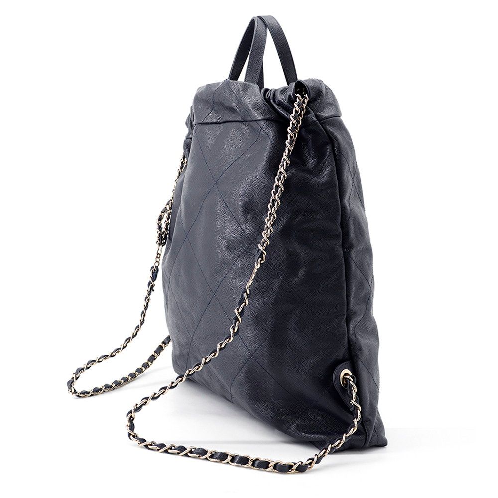 Chanel Backpack 22 Large Caviar Leather — view 2
