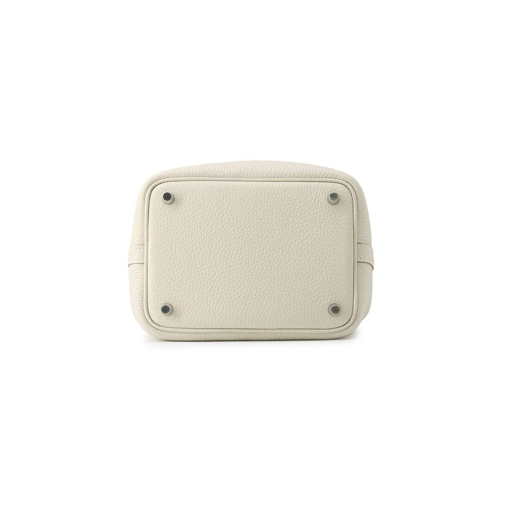 Hermes Handbag Picotin Lock PM Cles Silver Taurillon Clemence Tote — view 3