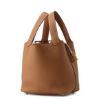 Hermes Handbag Picotin Lock PM Gold Taurillon Clemence Tote — view 2