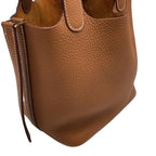 Hermes Handbag Picotin Lock PM Gold Taurillon Clemence Tote — view 6