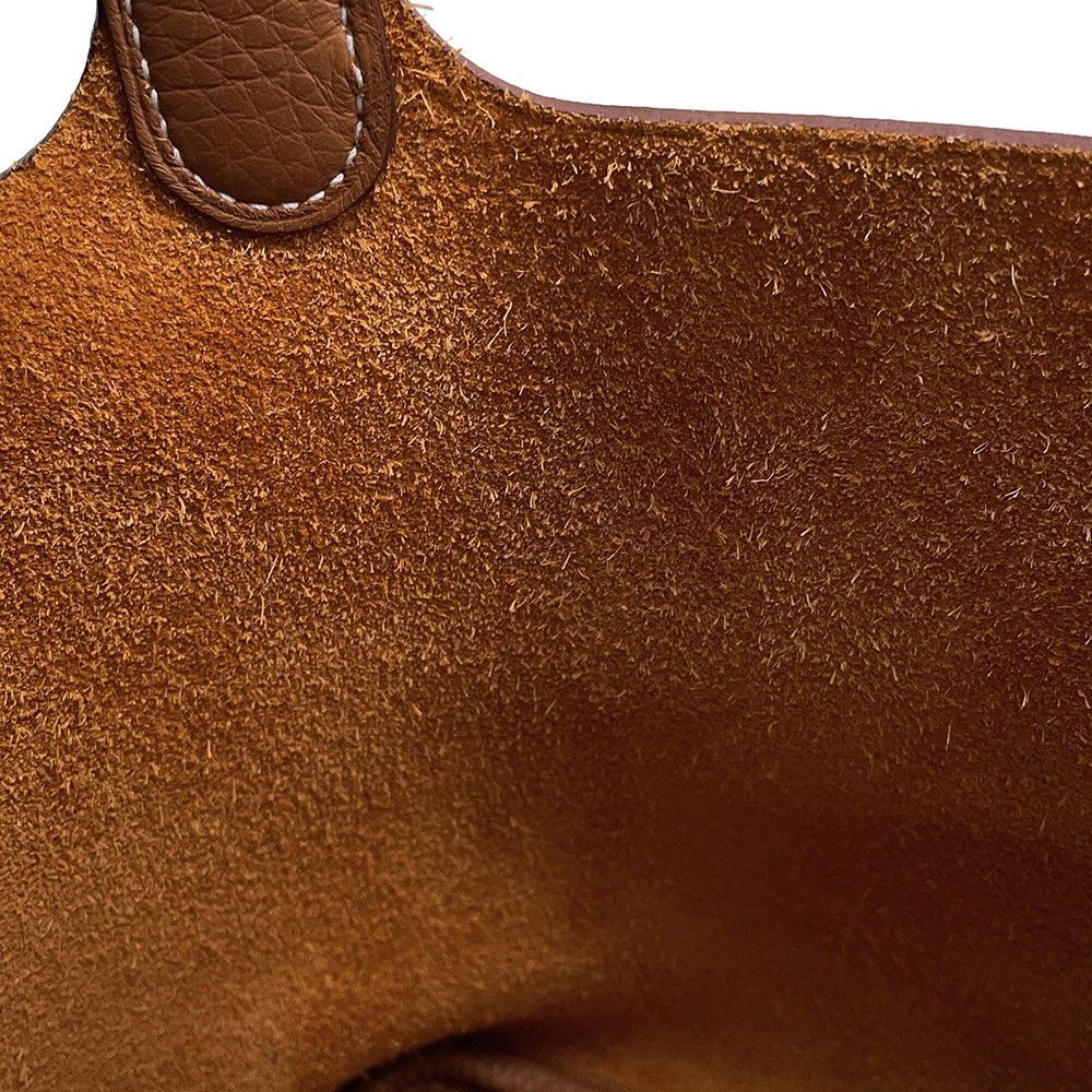 Hermes Handbag Picotin Lock PM Gold Taurillon Clemence Tote — view 7