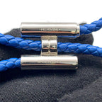 Hermes Bracelet Turni Tresse Blue Tie Silver Swift — view 7