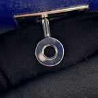 Hermes Wallet Kelly Long Blue Electric Silver Epsom — view 7