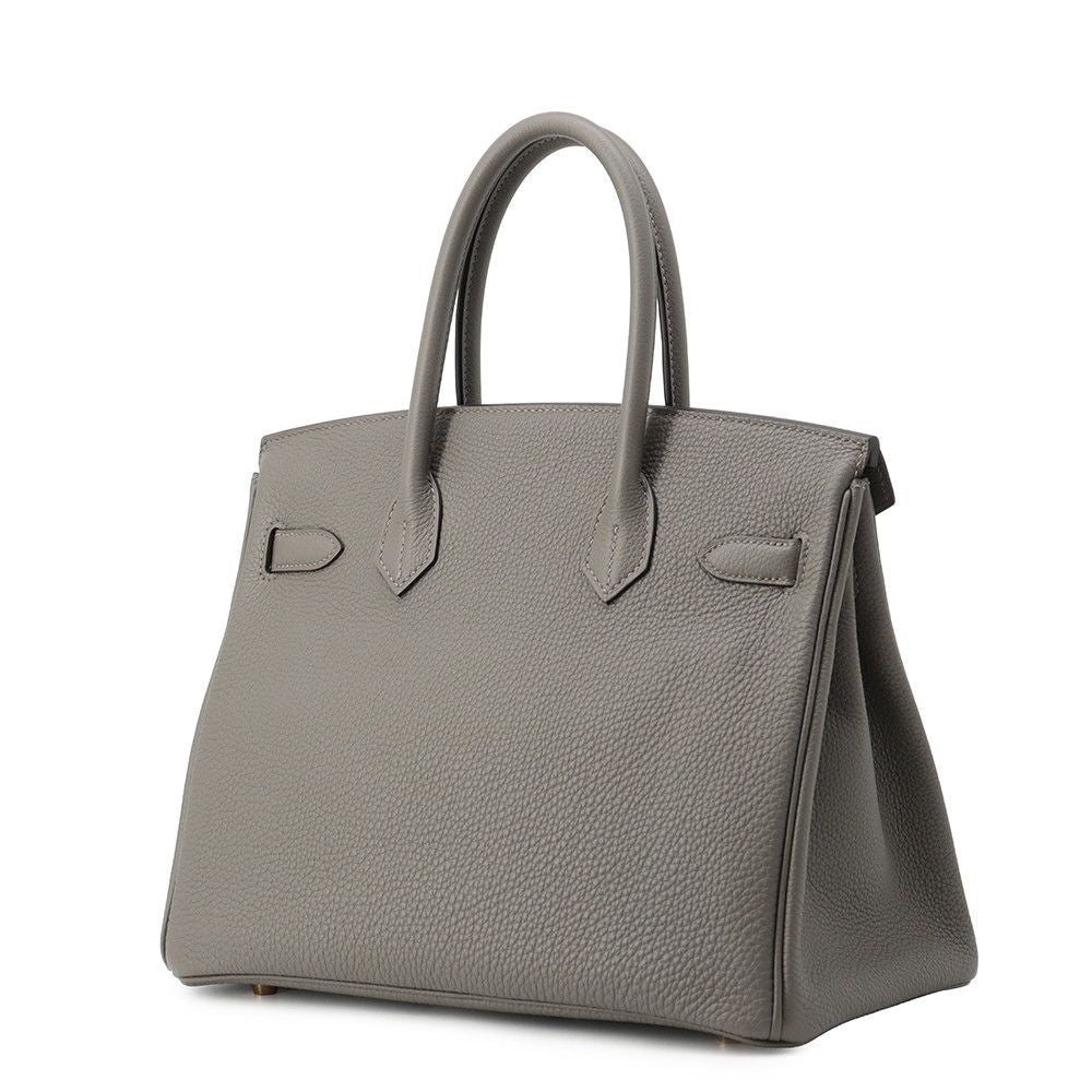 Hermes Birkin 30 Grimeia Champagne Gold Togo Handbag — view 2