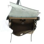 Hermes Shoulder Bag Herbag Zip Mini Vert Olive Khaki Silver Toilet Military — view 5