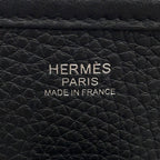 Hermes Shoulder Bag Evelyne 3 PM Black Silver Taurillon Clemence — view 9