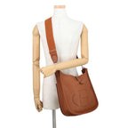 Hermes Shoulder Bag Evelyne 3 PM Gold Silver Taurillon Clemence — view 4