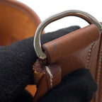 Hermes Shoulder Bag Evelyne 3 PM Gold Silver Taurillon Clemence — view 8