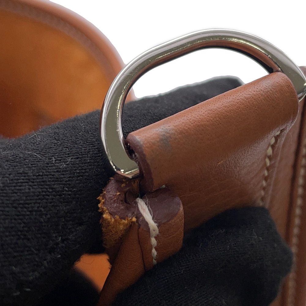 Hermes Shoulder Bag Evelyne 3 PM Gold Silver Taurillon Clemence — view 8