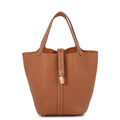 Hermes Handbag Picotin Lock PM Gold Taurillon Clemence