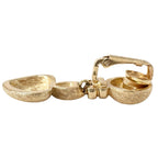 Dior Heart Motif Earrings Gold — view 5