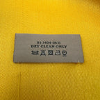 Loewe Anagram Flower Large Shawl Silk Wool Yellow Scarf — view 7