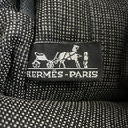 Hermes Her Line MM Canvas Cotton Gray Tote Silver — view 8