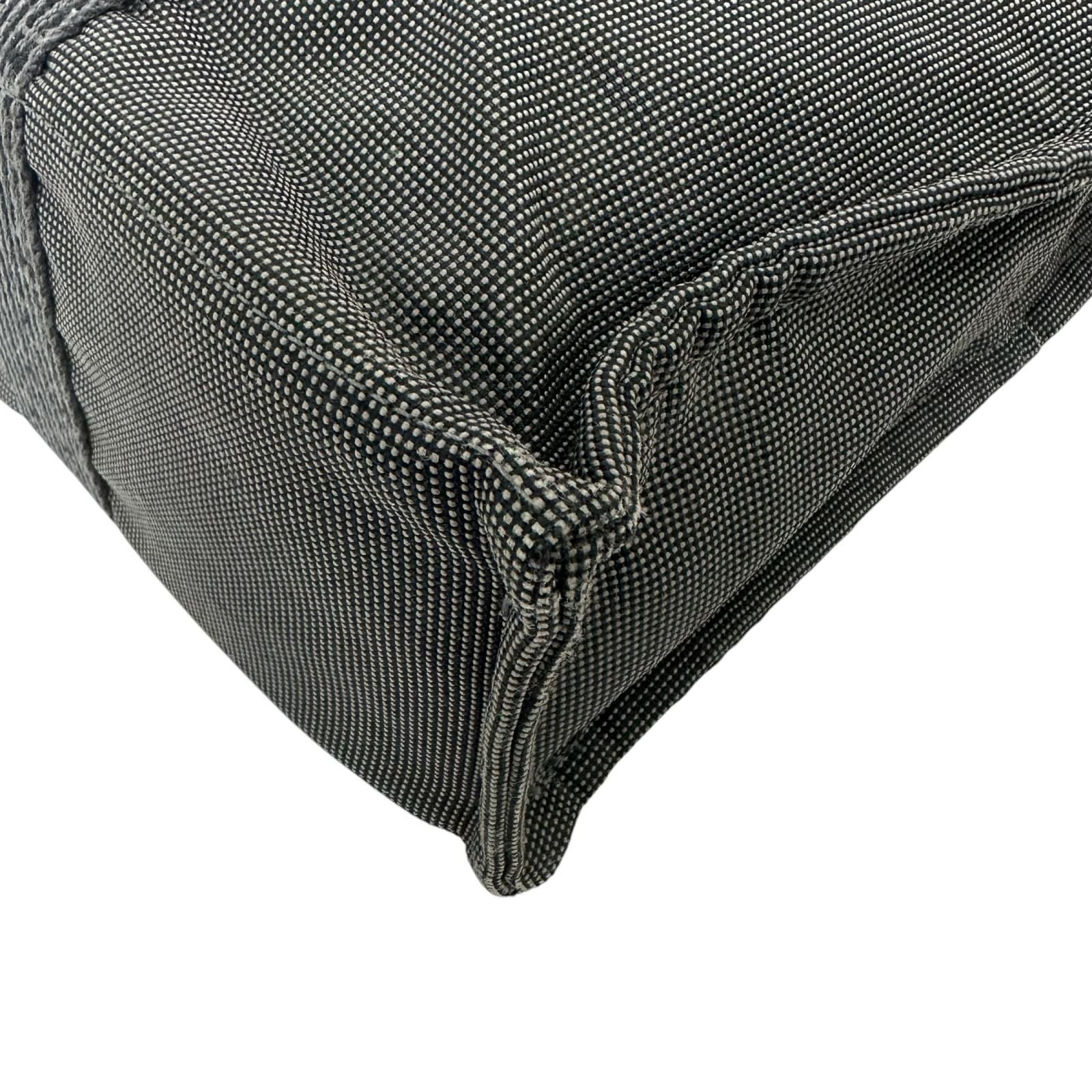 Hermes Her Line MM Canvas Cotton Gray Tote Silver — view 5
