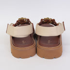 Celine Billi Chanki Sandals Calfskin & Textile — view 4