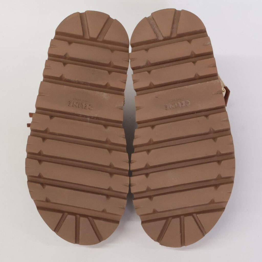 Celine Billi Chanki Sandals Calfskin & Textile — view 7