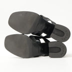 Hermes Gaby 60 Chene Gourmette Torsade Chunky Heels — view 7
