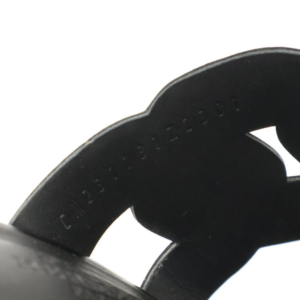Hermes Gaby 60 Chene Gourmette Torsade Chunky Heels — view 8