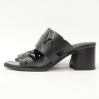 Hermes Gaby 60 Chene Gourmette Torsade Chunky Heels — view 3