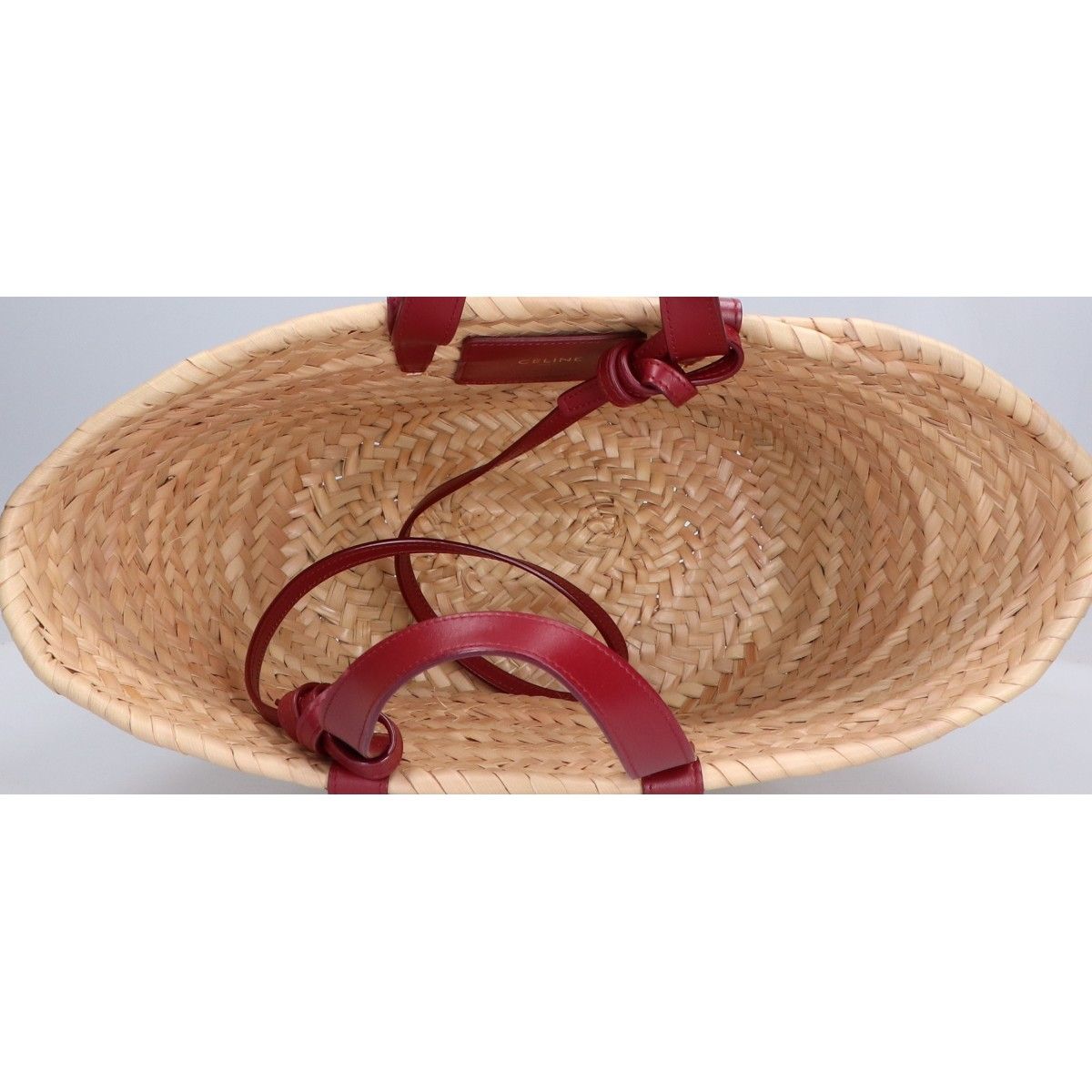 Celine Teen Classic Pannier Triomphe Basket Handbag — view 6