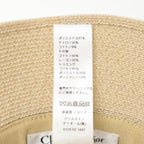 Dior Esort Resort Logo Tape Straw Hat 57 — view 7