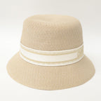 Dior Esort Resort Logo Tape Straw Hat 57 — view 4