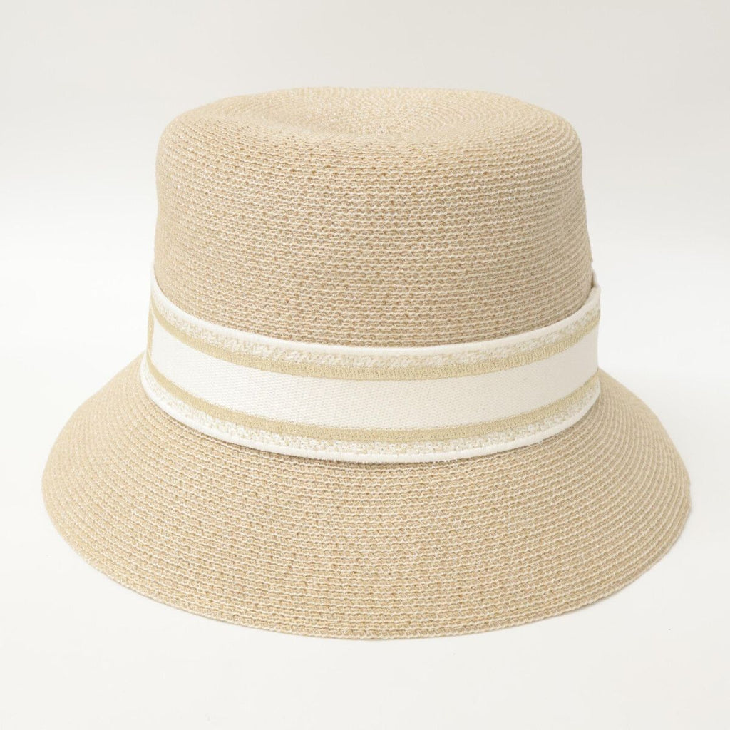Dior Esort Resort Logo Tape Straw Hat 57 — view 2
