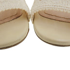 Dior Embroidery Sling Back Strap Sandals Beige — view 3
