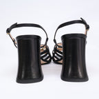 Gucci Horsebit Square Toe Leather Sandals — view 3