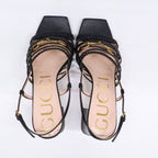 Gucci Horsebit Square Toe Leather Sandals — view 5
