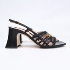 Gucci Horsebit Square Toe Leather Sandals — view 4
