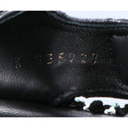 Chanel CC Logo Tweed Leather Flat 36c — view 8