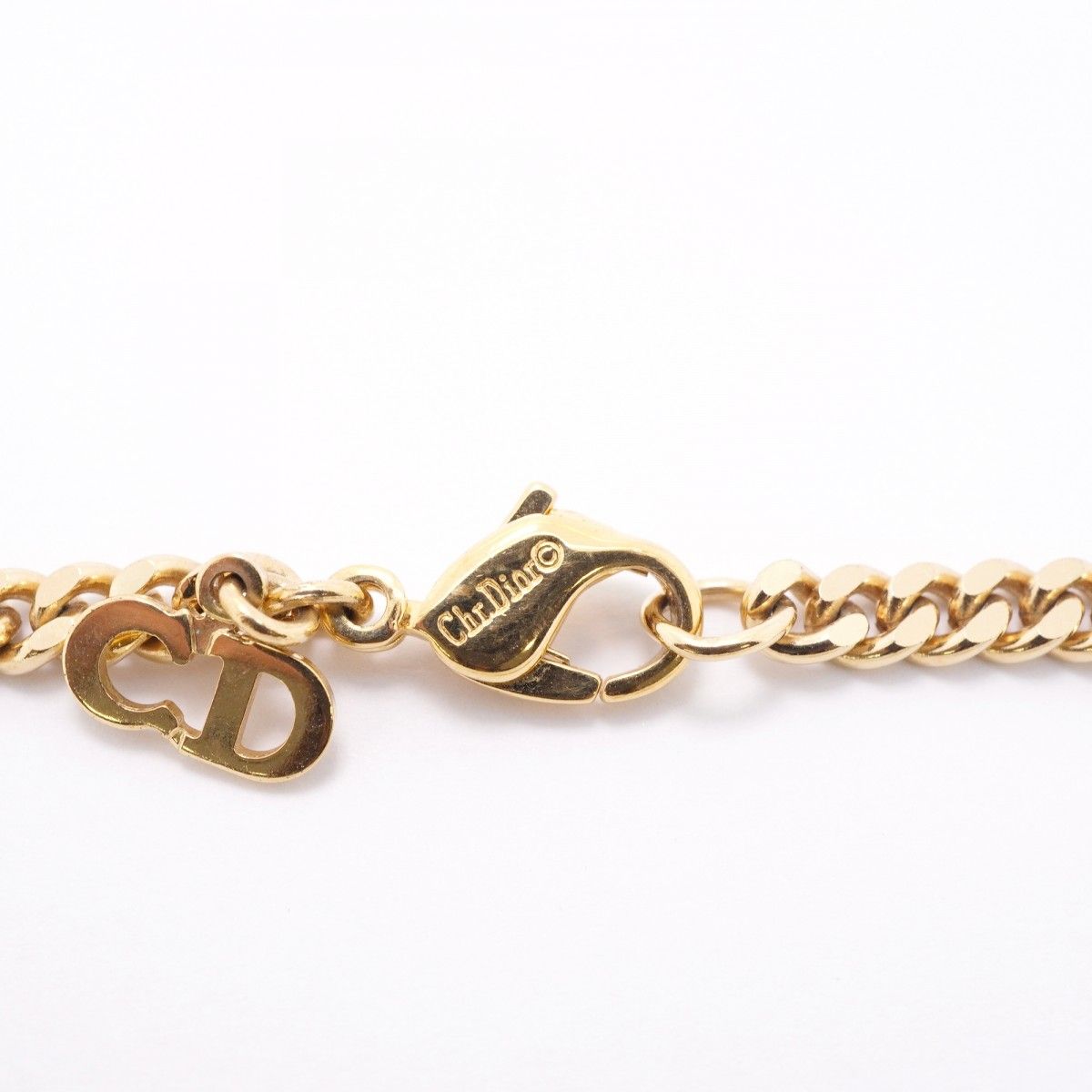 Dior Necklace CD Logo Gold Plated — view 5
