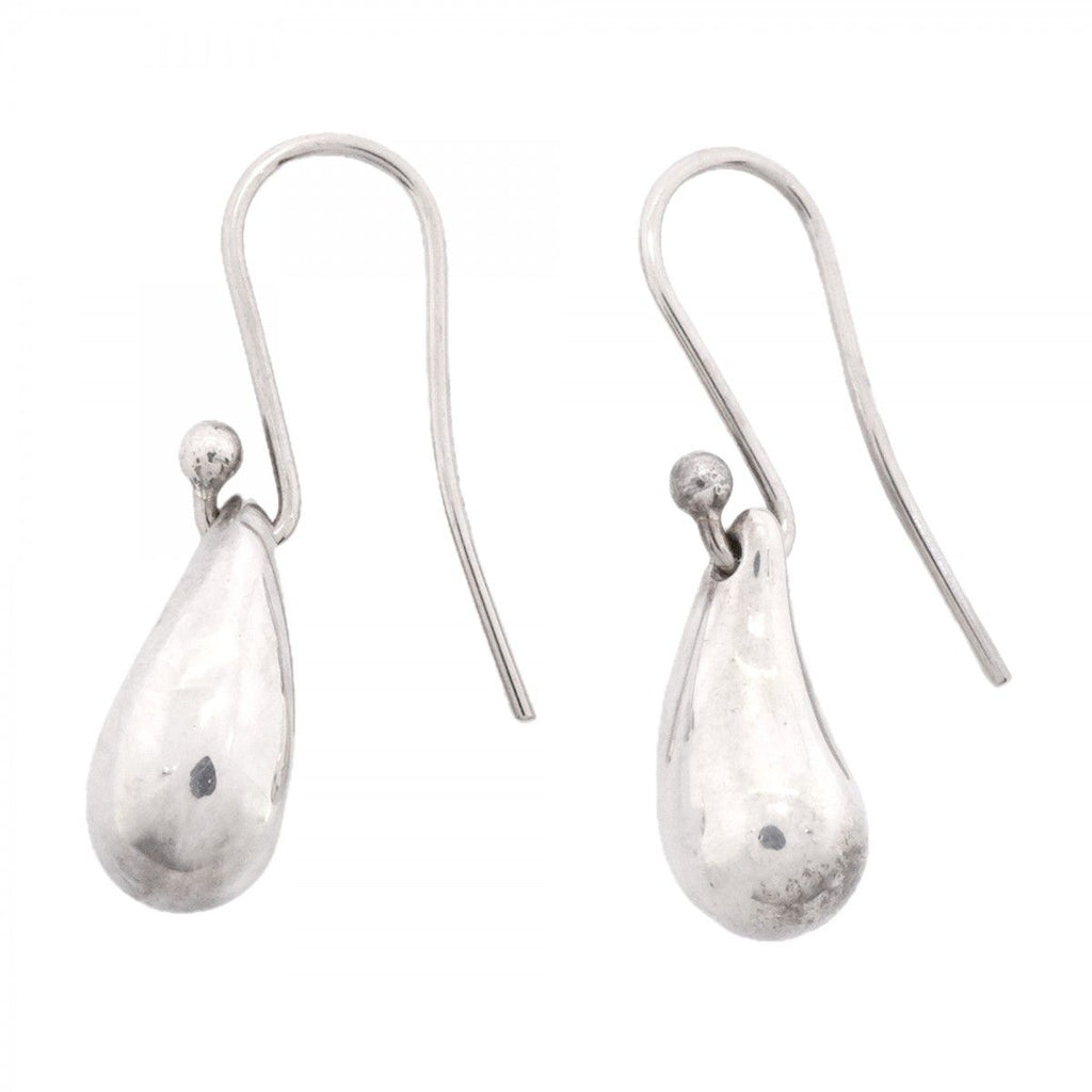 Tiffany & Co Earrings Teardrop Silver