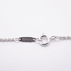 Tiffany & Co Necklace Bar Drop 18k White Gold Diamond — view 4
