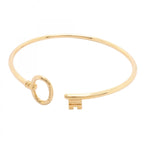 Tiffany & Co Bangle Key Wire 18k Yellow Gold Bracelet