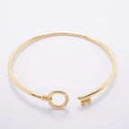 Tiffany & Co Bangle Key Wire 18k Yellow Gold Bracelet — view 3