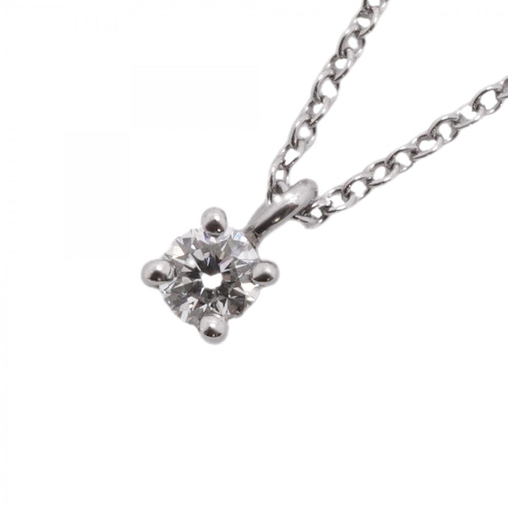 Tiffany & Co Necklace Solitaire Platinum Diamond