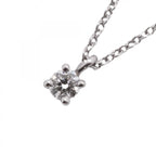Tiffany & Co Necklace Solitaire Platinum Diamond